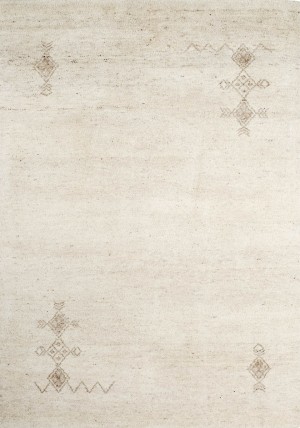 Ornate Ivory Beige Rug