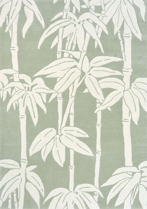Japanese Bamboo Jade Rug
