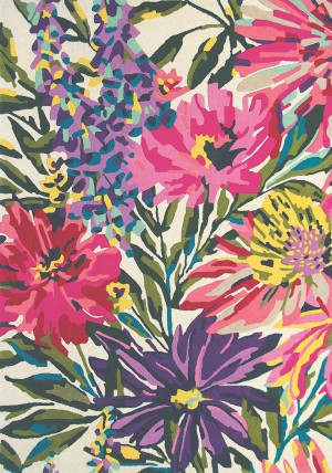 Floreale Fuschia Rug