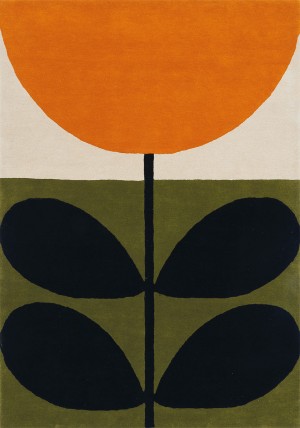 Black Stem Rug