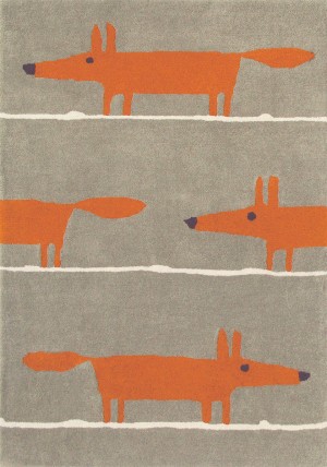 Mr Fox Cinnamon Rug