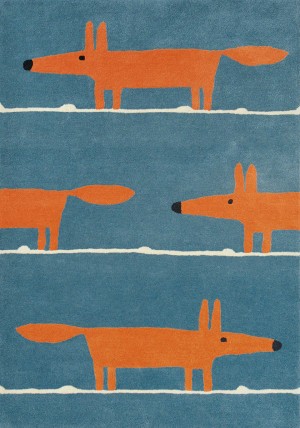 Mr Fox Denim Rug
