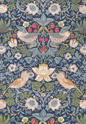 Strawberry Thief Indigo Rug