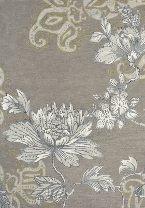 Fabled Floral Grey Rug
