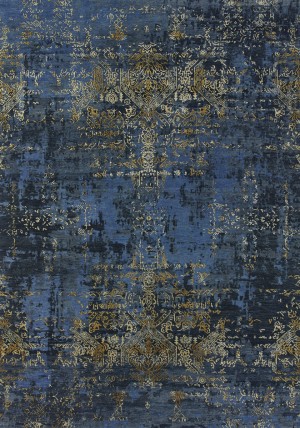 Elite Navy Gold Rug