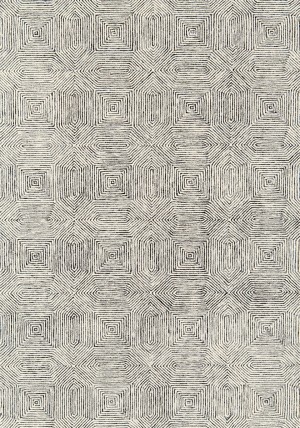 Camden Black White Rug