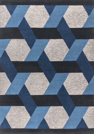 Camden Geo Blue Rug