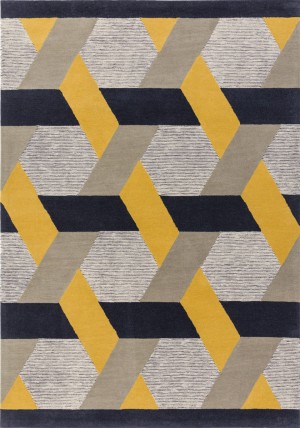 Camden Geo Gold Rug