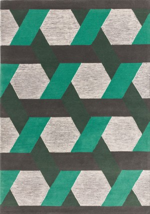 Camden Geo Green Rug