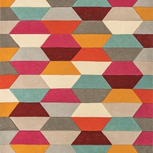 Funk Honeycomb Bright  Rug