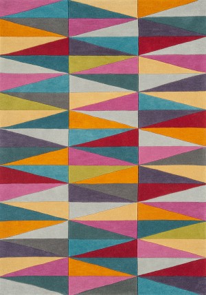 Funk Triangles Rug
