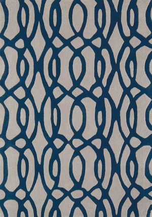 Wire Blue Rug