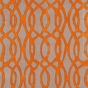 Wire Orange Rug