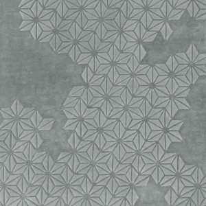 Starburst Silver Rug