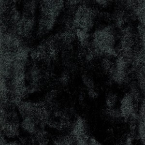 Plush Black Rug