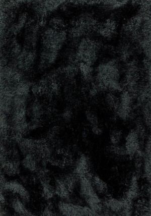 Plush Black Rug