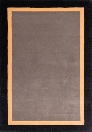 Houston Taupe Black Rug