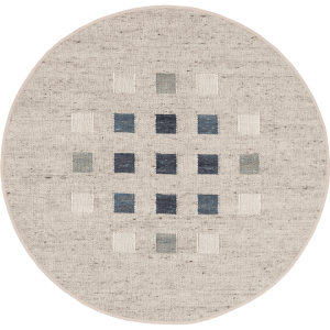 Babati Blue Mix Circle Rug