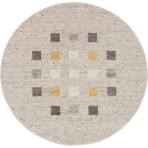 Babati Yellow Mix Circle Rug