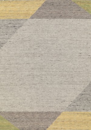 Edgy Grey Yellow Rug