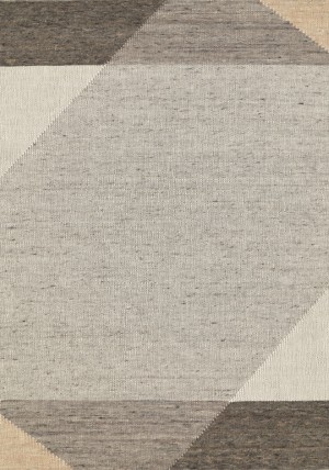 Edgy Grey Cream Rug