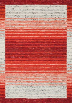 Contours Red Rug