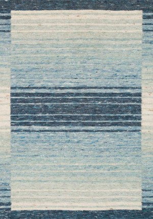 Contours Blue Rug