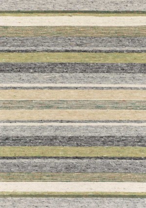 Firenze Stripe Green Mix Rug