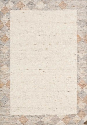 Aubert Ivory Grey Rug