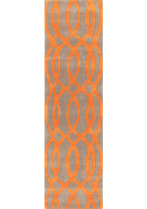 Wire Orange Rug