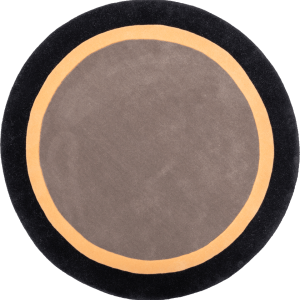 Houston Taupe Black Rug