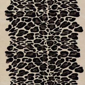 Leopard Cream Black