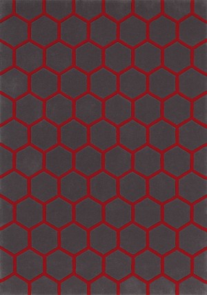 Loft Hexagons Grey