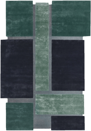 Pop Three Blue Green Rug