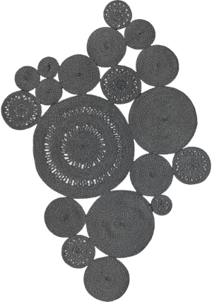 Alyssa Patchwork Smoke Rug