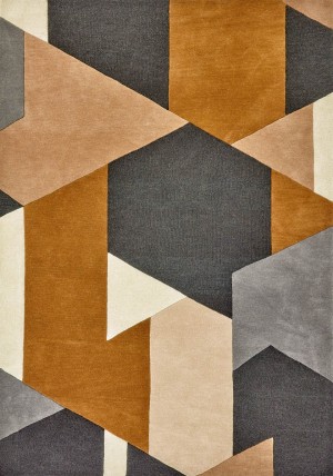 Caramel Slate Shell Rug