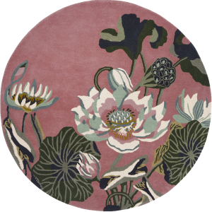 Waterlily Dusty Rose Rug