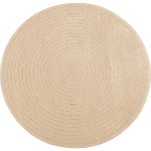 Harrare Beige Circle Rug
