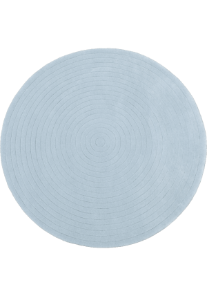Harrare Blue Circle Rug