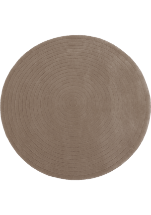 Harrare Brown Circle Rug