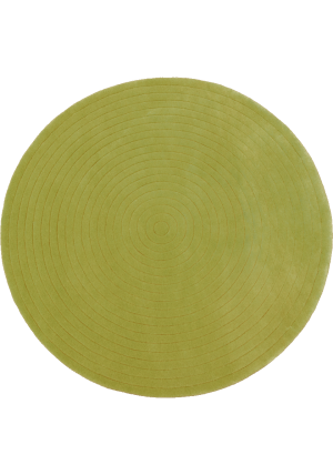 Harrare Green Circle Rug