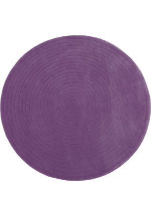 Harrare Purple Circle Rug