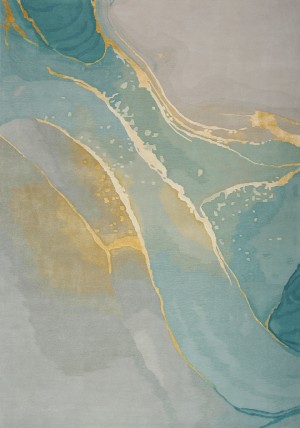 Prismatic Seafoam Grey Rug