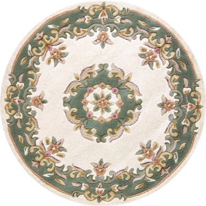 Royal Ivory Green Rug