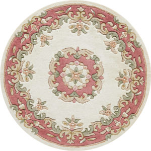 Royal Ivory Rose Rug