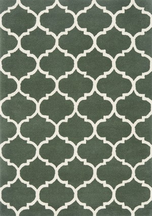 Albany Ogee Green Rug