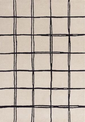 Albany Grid Monochrome Rug