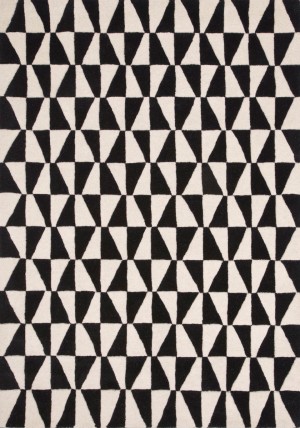 Monroe Black White Rug