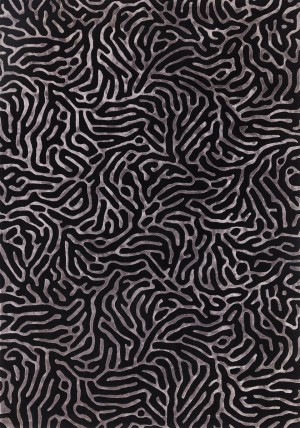 Coral Gunmetal Rug