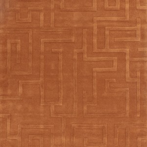 Maze Rust Rug